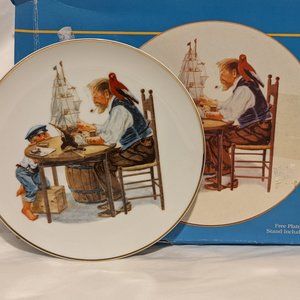 Illustrated Collector Plate Good Boy NORMAN ROCKWELL COLLECTOR WALL DECOR